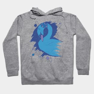 Mountain Blue Swan Among The Stars Hoodie